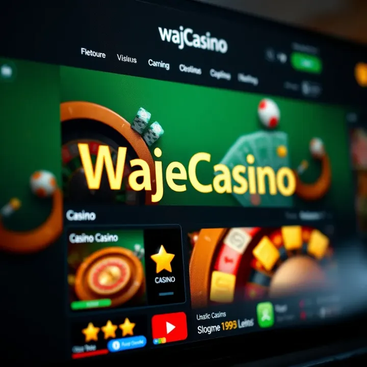 Accessing WajeCasino Login on Older Mobile Devices Mobile phone screen displaying WajeCasino login page with simple interface suitable for older devices