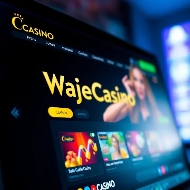 Wajecasino Platform Featuring Bundesliga Matches and Betting Choices Illustration of a mobile device screen showing Wajecasino’s platform with Bundesliga match listings and betting options