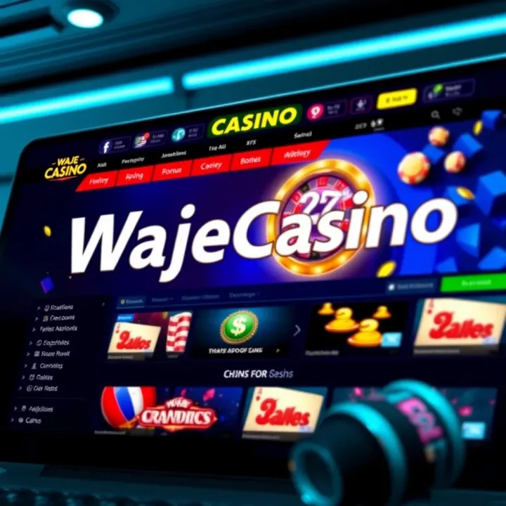 Secure transaction screen displaying options for deposit methods on WajeCasino platform